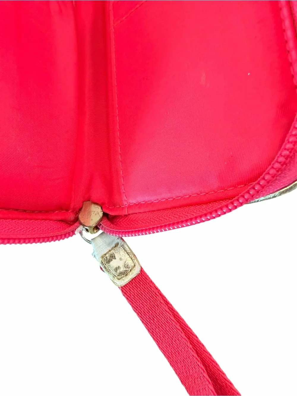 Lilly Pulitzer Pink Tropical Wristlet Wallet Phone Case Strap Full Zip Preppy